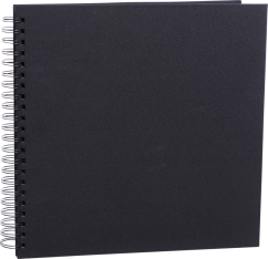 Focus Base Line Canvas Wire-O 30x30 Black w. Black Sheets