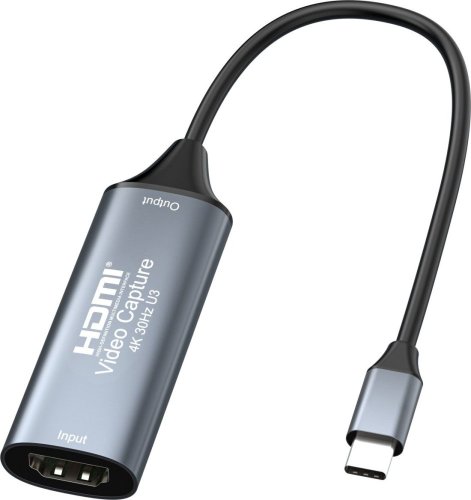 Kabel PremiumCord HDMI pro zachytávání/grabování pro nahrávání video/audio signálu do počítače s konektorem USB3.0 typu C