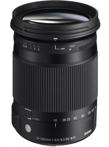 Sigma 18-300mm f/3.5-6.3 DC Macro OS HSM Contemporary Lens for Canon EF