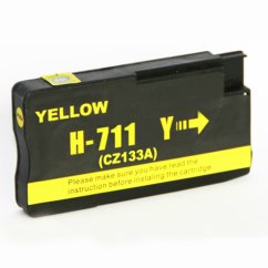 Inkoust CZ132A (č.711) kompatibilní se žlutou barvou pro HP (29ml)