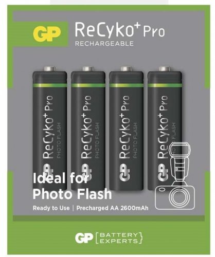GP ReCyko+Pro, PHOTO FLASH series 4xAA