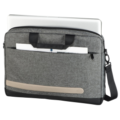 Hama Terra, brašna na notebook, 15,6" (40 cm), recyklovaný polyester, šedá barva