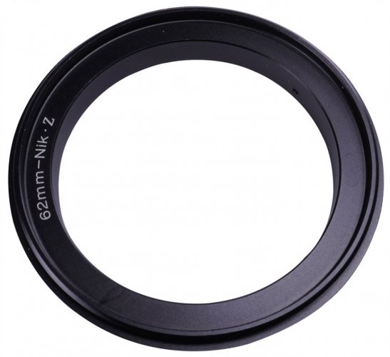 B.I.G. Reverse Ring Camera Nikon Z to 62mm Filter Thread