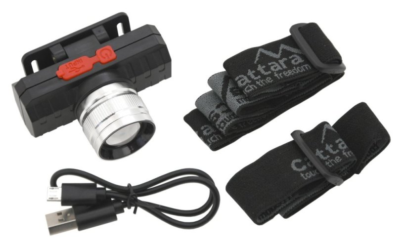 Cattara SCORPION 90lm ZOOM dobíjecí LED čelovka