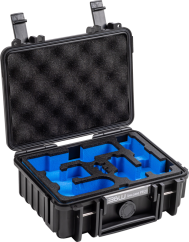 B&W Outdoor Cases B&W Cases Type 500 for DJI Osmo Pocket 3 Creator Combo, Black