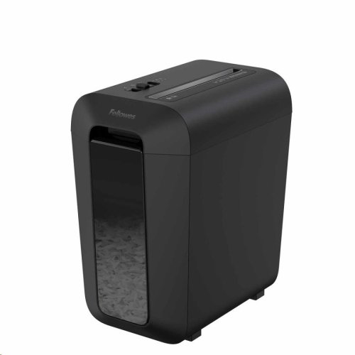 Aktenvernichter Fellowes LX 65 P-4, Querschnitt 4x40mm, 10 Blatt, 22l, Kreditkarte, schwarz Aktenvernichter Fellowes LX 65 P-4, Querschnitt 4x40mm, 10 Blatt, 22l, Kreditkarte, schwarz