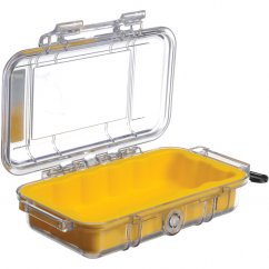 Peli™ Case 1015 MicroCase žlutý s průhledným víkem