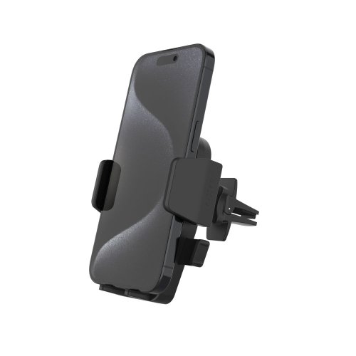 FIXED Iconiq Držák ventilace s rukojetí pro větrací mřížku, černý