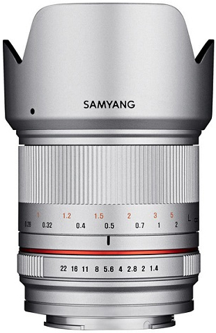 Samyang 21mm f/1.4 ED AS UMC CS Objektiv für Fuji X Silber