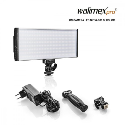 Walimex pro Niova 300 Bi Color, 30W On Camera LED Light