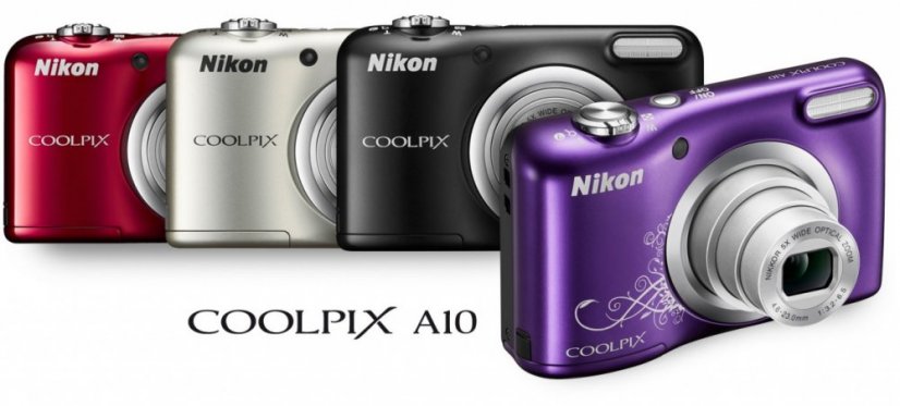 Nikon Coolpix A10 fialový Lineart