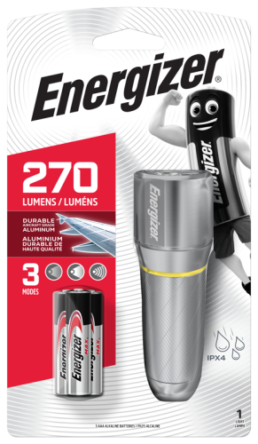 Energizer Vision HD Metal 3AAA - 270 lumenů