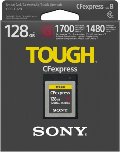 Sony 128GB CFexpress-Speicherkarte vom Type B der Serie