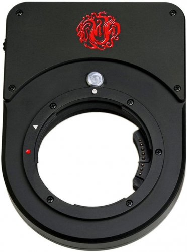 Kipon Elektronischer Blendensteuerung für Canon EF Objektive auf Fuji GFX Kamera