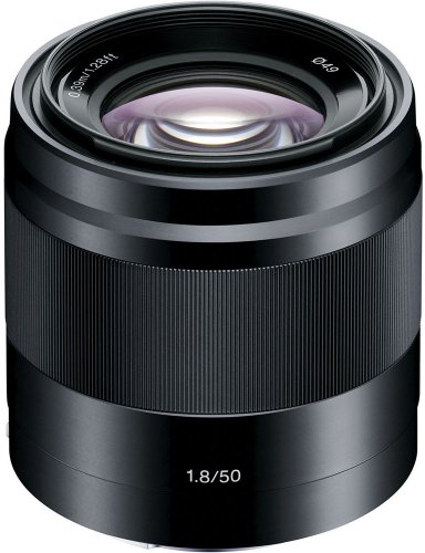 Sony E 50mm f/1.8 OSS (SEL50F18B) Lens Black
