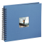 Hama album klasické spirálové FINE ART 28x24 cm, 50 stran, azurová barva