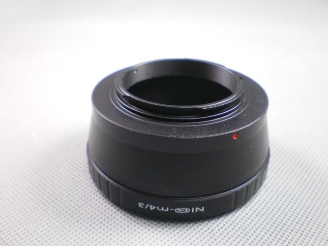 Adaptér pro Nikon G- 4/3 pro Olympus Panasonic MICRO 4/3 a Nikon G verze (N1GM43x) Adaptér pro Nikon G- 4/3 pro Olympus Panasonic MICRO 4/3 a Nikon G verze (N1GM43x)