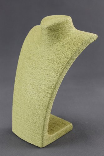 Dekolt, stojánek, stojan na šperky provázkový 36cm zelený (A-14ZEL)