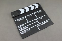 forDSLR Filmklappe TV-Klappe Regieklappe 30 x 26 cm