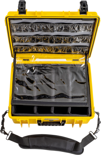 B&W Outdoor Cases BW Outdoor Cases Type 6000 for Medical Emergency Kit, yellow B&W Outdoor Cases BW Outdoor Cases Type 6000 for Medical Emergency Kit, yellow