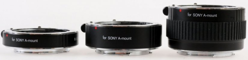 B.I.G. Extension Tube Set 12/20/36 mm for Sony A