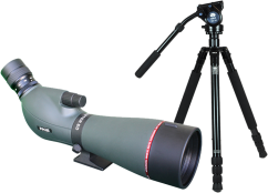 Focus Sport Optics Kit Focus Viewmaster 20-60x80, Sirui R-2004+VH10