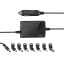 Adaptor universal de alimentare auto pentru laptop Hama, 15-19 V, 70 W, slim