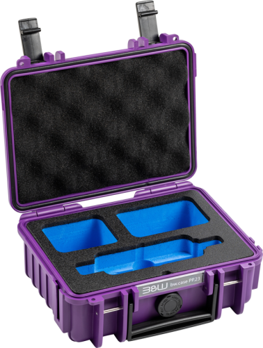 BW Outdoor Case Type 500 for Insta360 X3, purple