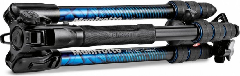 Manfrotto MKBFRTA4BL-BH Set stativu BeFree Advanced s kulovou hlavou (modrý)