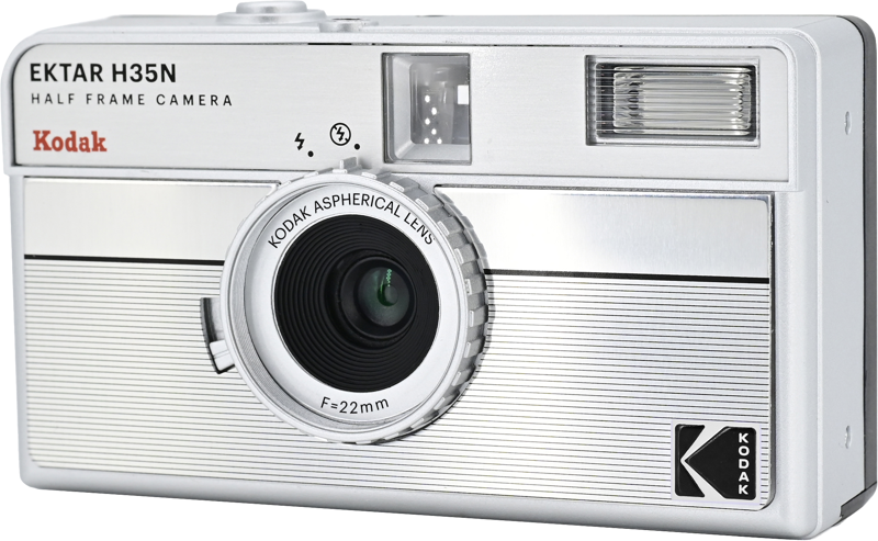 Kodak EKTAR H35N Camera Striped Silver