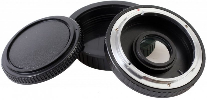 forDSLR adaptér bajonetu Canon FD na Canon EOS s optikou