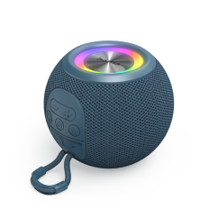 Hama Ball, Bluetooth reproduktor, 5 W, LED podsvietenie, AUX-in, USB-A, microSD slot, modrý