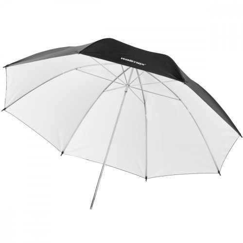 Walimex pro odrazný dáždnik 84cm čierny/biely