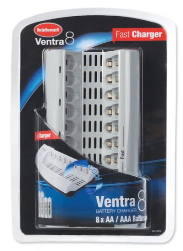 Hähnel Ventra 8, Multiple AA & AAA batteryFast desktop charger