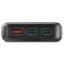Hama PD 10 powerbank, 10000 mAh, 3 výstupy: 2x USB-C, 1x USB-A, LED displej, PD, Qualcomm