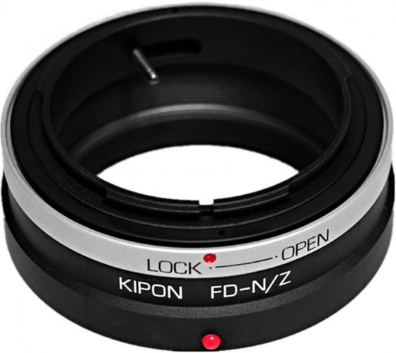 Kipon adaptér z Canon FD objektivu na Nikon Z tělo