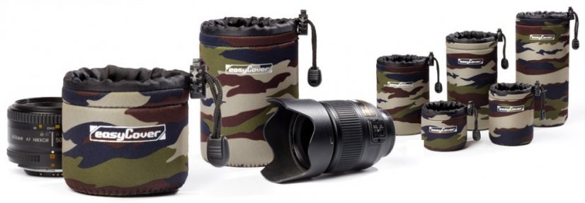 easyCover Neopren Objektivbeutel X-small (7*7 cm) Camouflage
