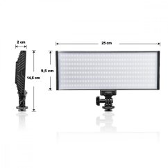 Walimex pro LED Niova 300 BiColor 30W plus 2x NP-F Akku