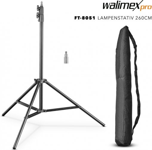 Walimex pro VE Set Starter 200 (Durchlichtschirm + Lampenstativ)