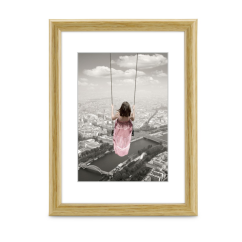 Plastový rámeček Hama SWING, přírodní, 10x15 cm