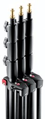 Manfrotto 1004BAC Master Lighting Stand, hliníkový, vzduchem odpružený (černý)