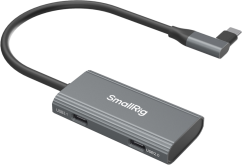 SmallRig 4598 Rozbočovač USB-C 4 v 1 PD/USB-C 3.1/USB-C 2.0 se zvukovým adaptérem