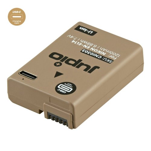 Baterie Jupio EN-EL14A ULTRA C 1200 mAh s USB-C vstupem pro nabíjení