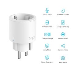 Múdra zásuvka TP-Link Tapo P115(EU) mini, regulácia 230V cez IP, Cloud, WiFi, monitoring spotreby