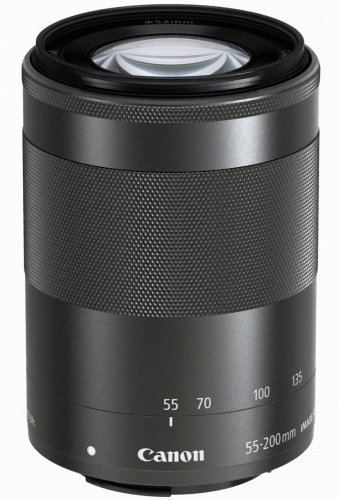 Canon EF-M 55-200mm f/4.5-6.3 IS STM Lens – Graphite