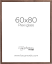 Focus Soul Walnut veneer 60X80 Plexi