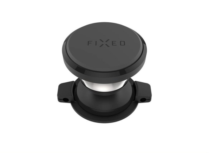 Mágneses tartó FIXED Icon Flex mini a műszerfalon, fekete színben