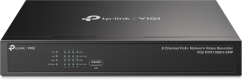 TP-Link VIGI NVR1008H-8MP 8 kanálů, 8x Lan s PoE, 2x USB