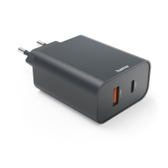 Rychlá nabíječka Hama USB-C + USB-A, PD/QC, 45 W, Ecosential