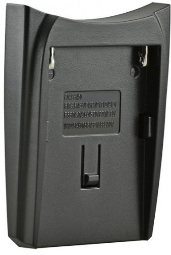 Jupio Ladegerätplatte auf Single- oder Dual-Ladegerät für NP-FM50/ NP-FM55H/ NP-FM500H/ F550/ F750/ F960/ F970/ F990/ JVC BN-V607U /